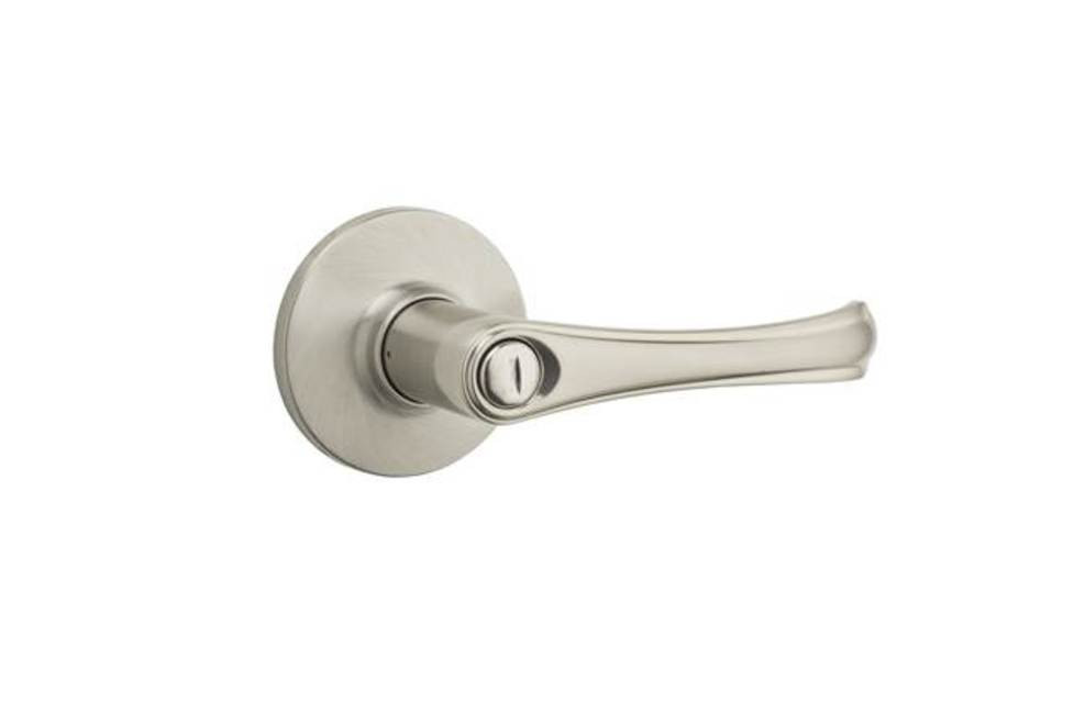 Kwikset SL3000GV Grapevine Privacy Door Lever Set - Nickel