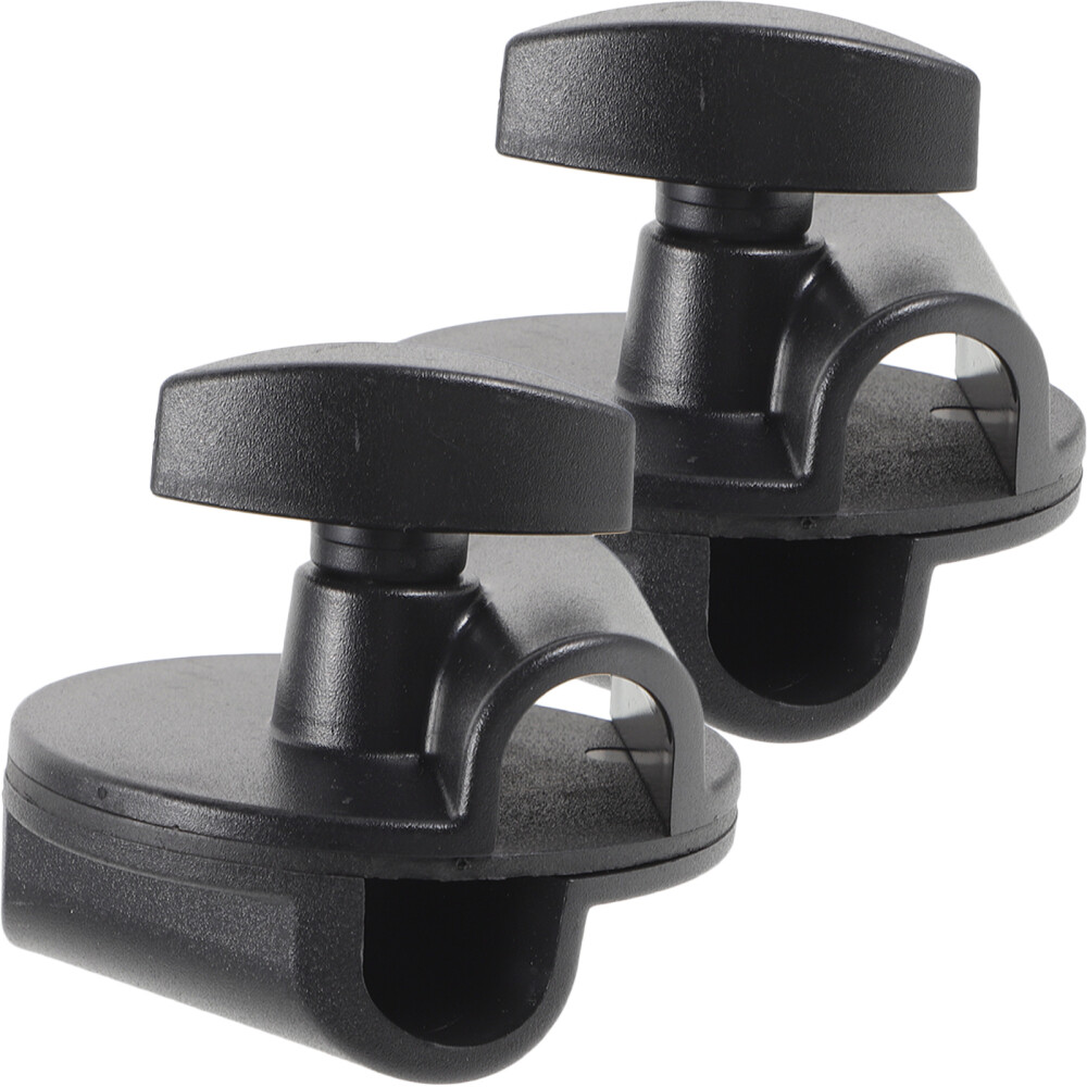 2 Pcs Microphone Desk Arm Clips Stand Clamps Easy to Carry Holder