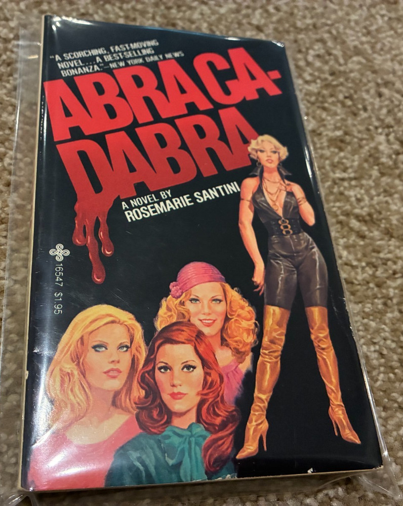 Abracadabra - Santini - RARE 1979 Playboy Press First Printing - Adult Novel!-image