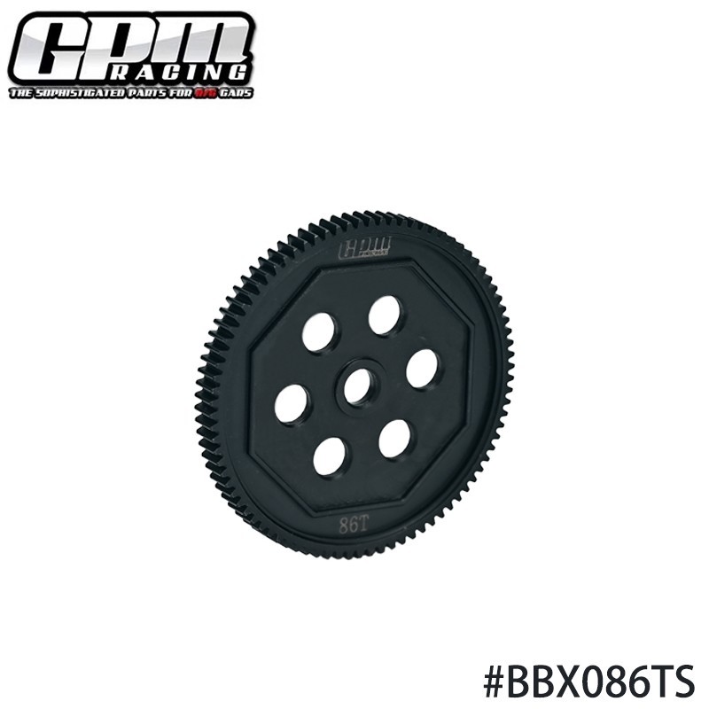 GPM Medium Carbon Steel Spur Gear 86T For TAMIYA 1/10 BBX BB-01 51714