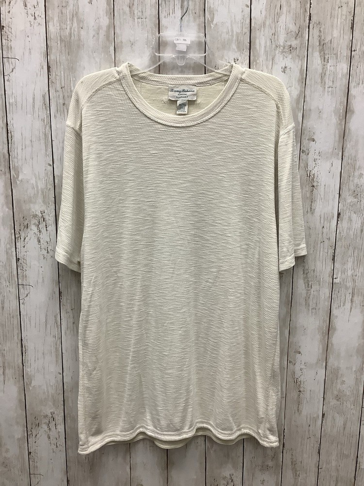 Tommy Bahama Men's XL Reversible IslandZone Flip Tide Short Sleeve Crew T-Shirt