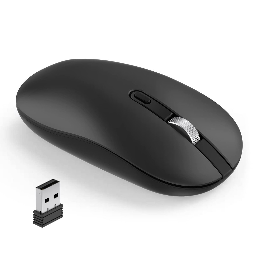 Wireless Mouse for Laptop, Slim Silent Mouse 2.4G Portable Computer Mice with...