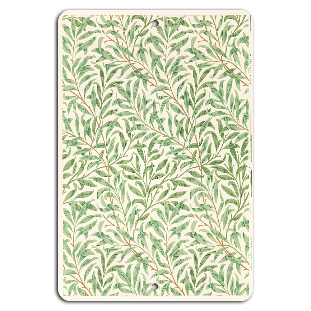 Elegant Willow Leaves Nature-Inspired Metal Wall Art Decor