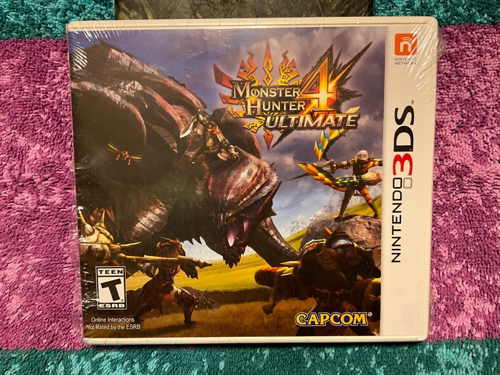Nintendo 3DS Monster Hunter 4 Ultimate New Sealed Capcom