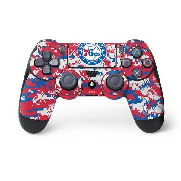 NBA Philadelphia 76ers PS4 Controller Skin - Philadelphia 76ers Red Digi Camo