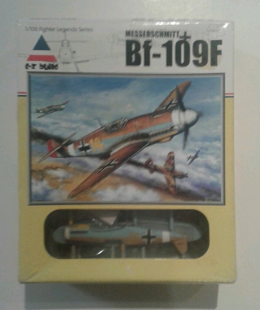 Accurate Miniatures E-Z Build Luftwaffe Messerschmitt Bf-109F 1:100 Scale Model-image