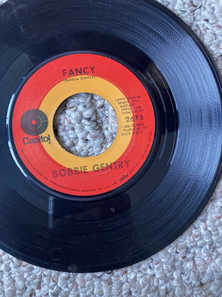 BOBBIE GENTRY Fancy b/w Courtyard 45 Capitol 2675 US 1969 EX Bx6
