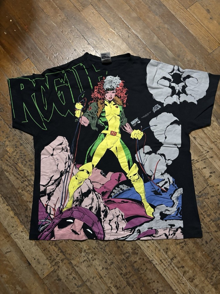 Vintage Vitamin Rogue All Over Print T-Shirt Size XL