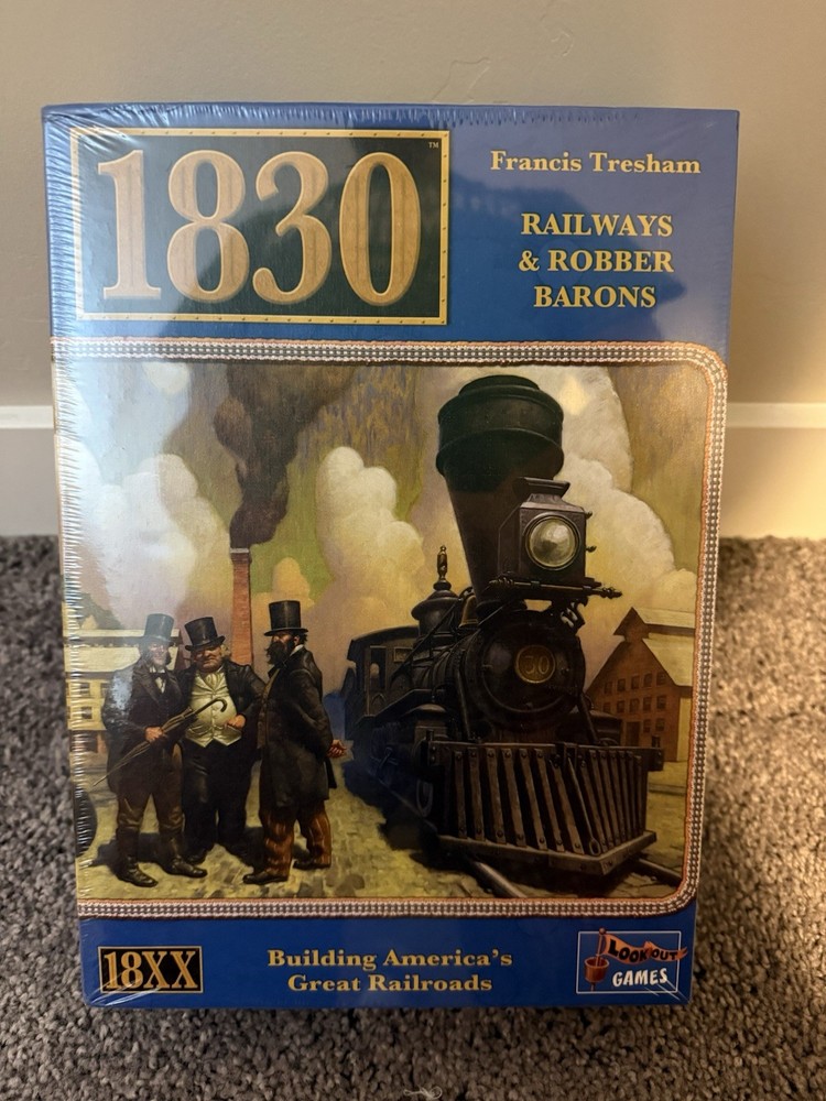 1830: Railways & Robber Barons Board Game - Brand New Factory Sealed