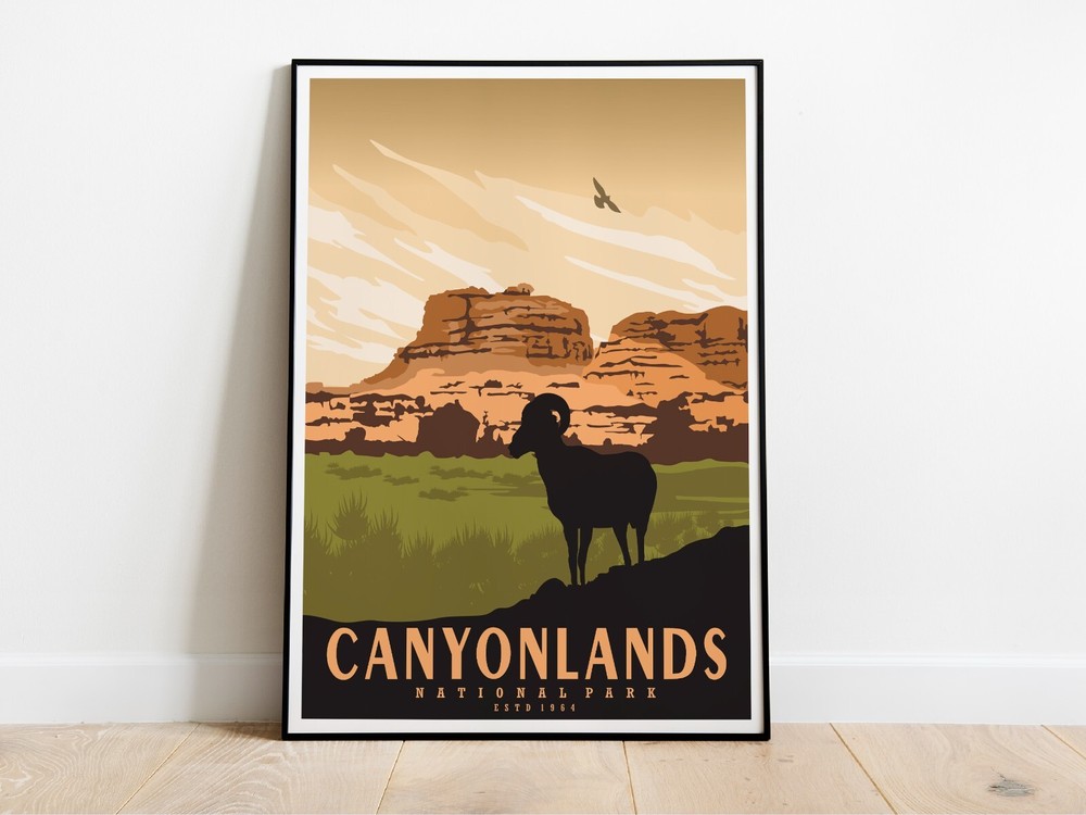 Canyonlands National Park Travel Print-Home Decor