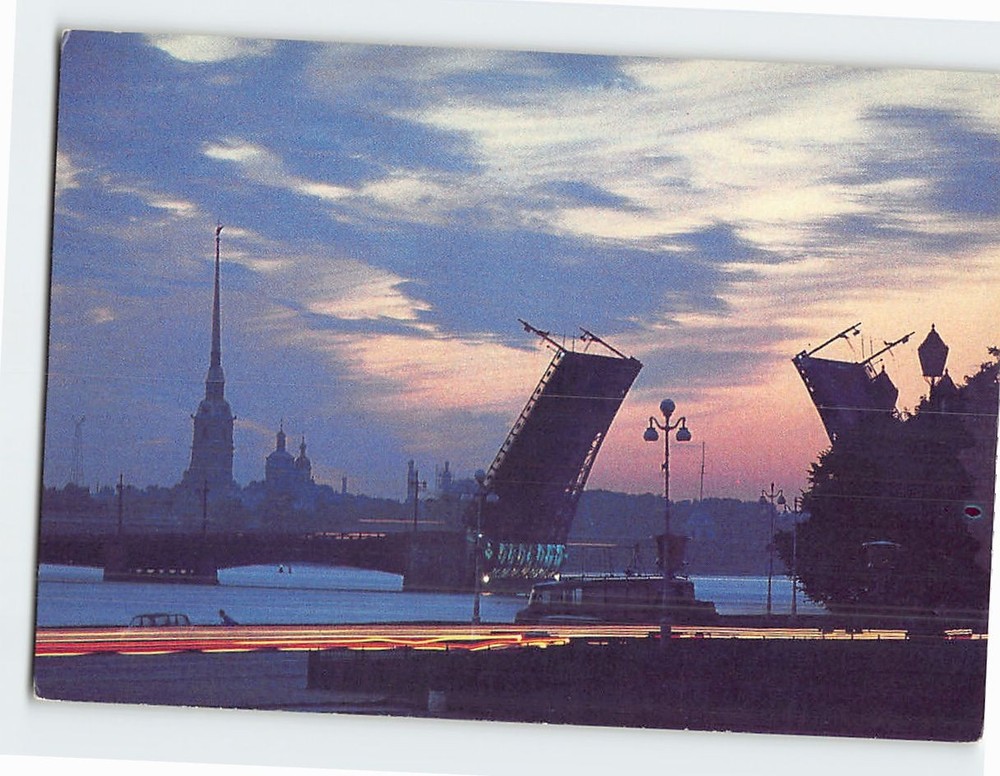 Postcard View of the Peter and Paul Fortress St. Petersburg Russia