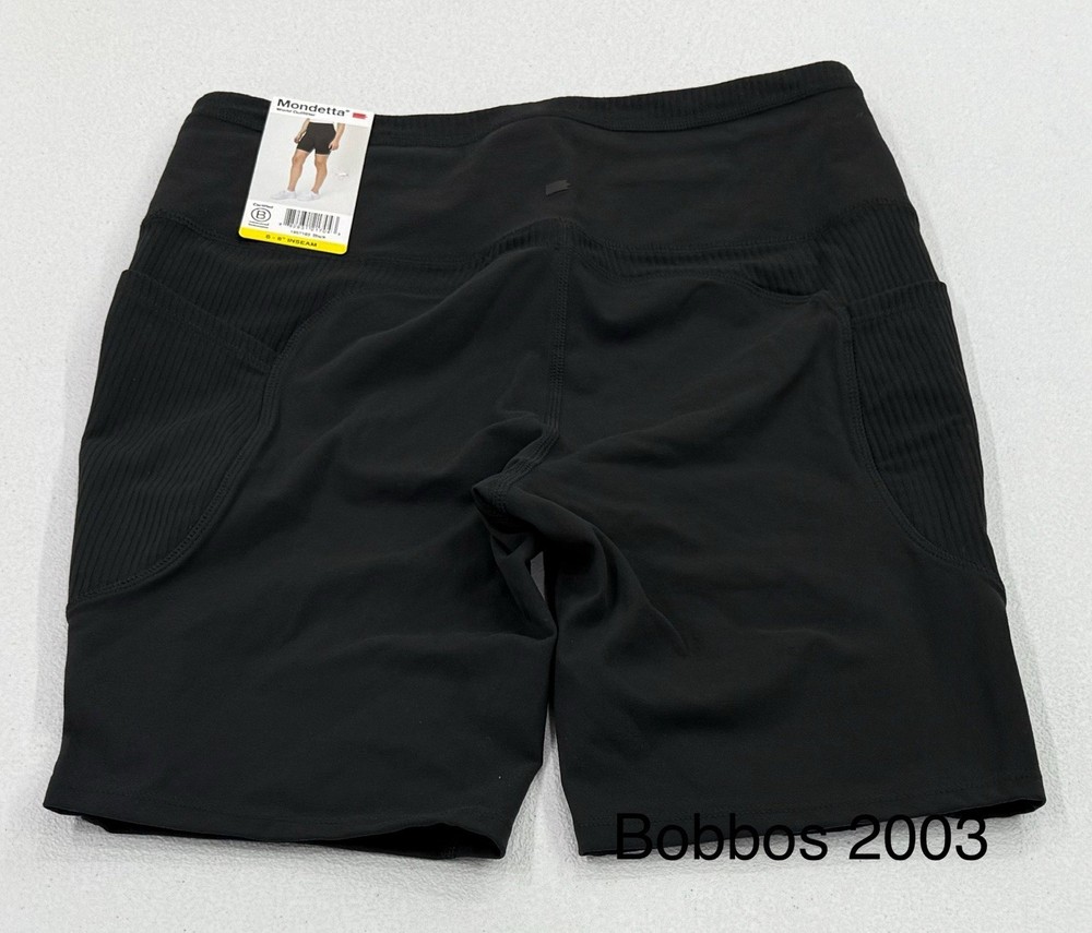 Mondetta Women's Active Bike Shorts, Black, Size S