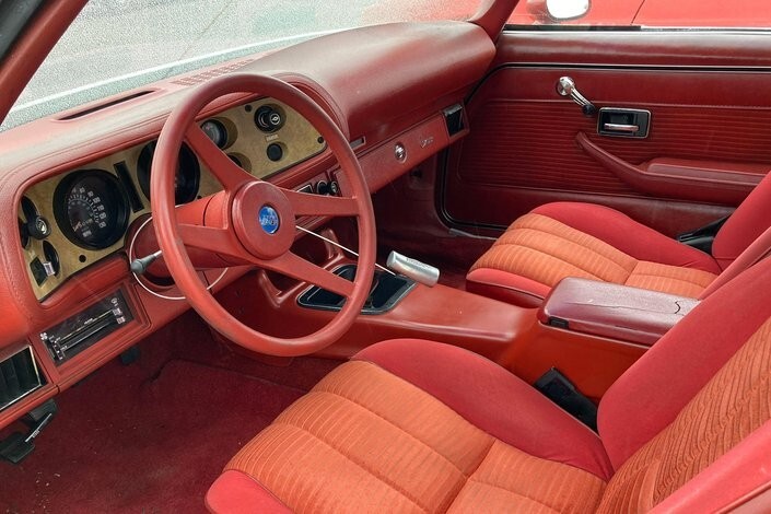 1977 Chevrolet Camaro red manual trans | 24x36 inch poster | classic car