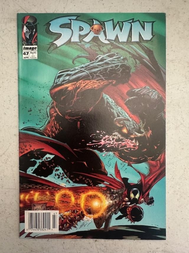 Spawn #47 Todd McFarlane 1996 News Stand Edition Low Print Run Image Comics