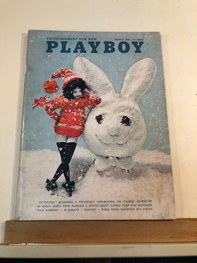 Playboy Magazine March  1966   Adult Nude Centerfold Girls Penthouse