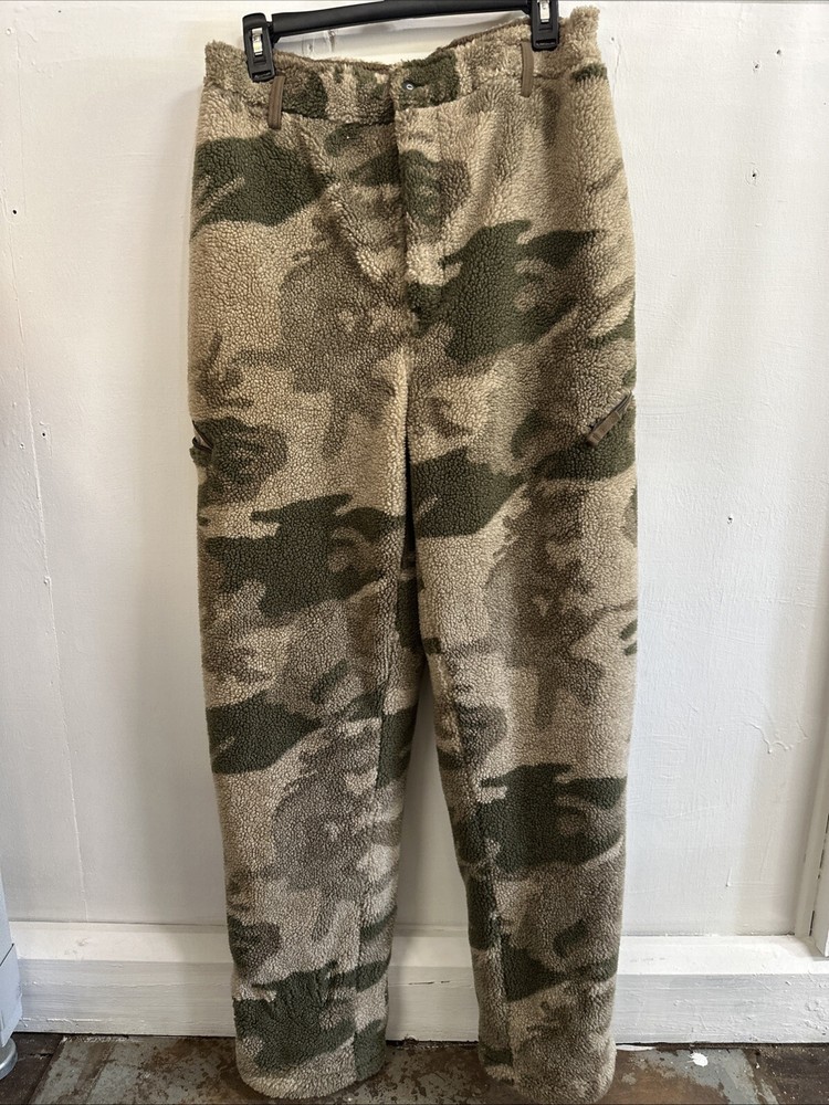 Cabela's Pants Camo Fleece Sherpa Hunting Outdoors Heavy 4MOST Windshear L