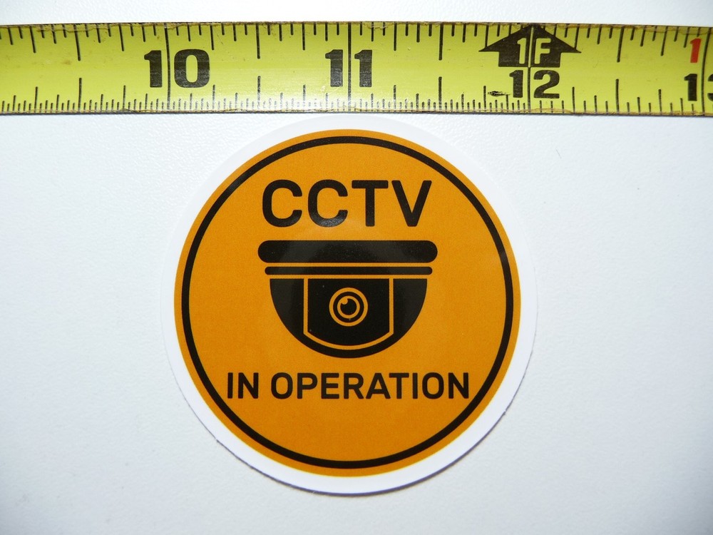 Funny Circle CCTV in Operation Prank Sticker Decal Gag Joke