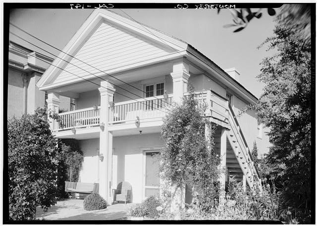 Monterey California Merritt House 1930s Historic House HABS Pacific Street