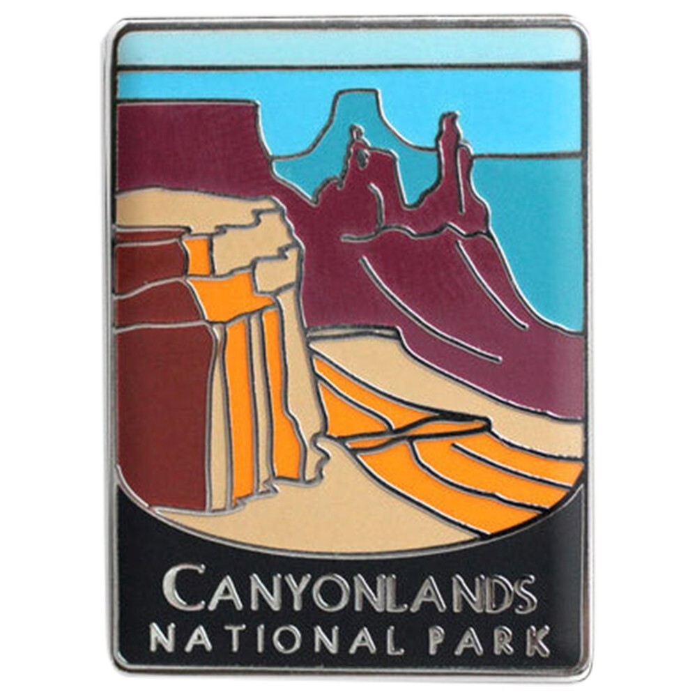 Canyonlands National Park Enamel Lapel Pin - Utah Hiking Gift Travel Souvenir