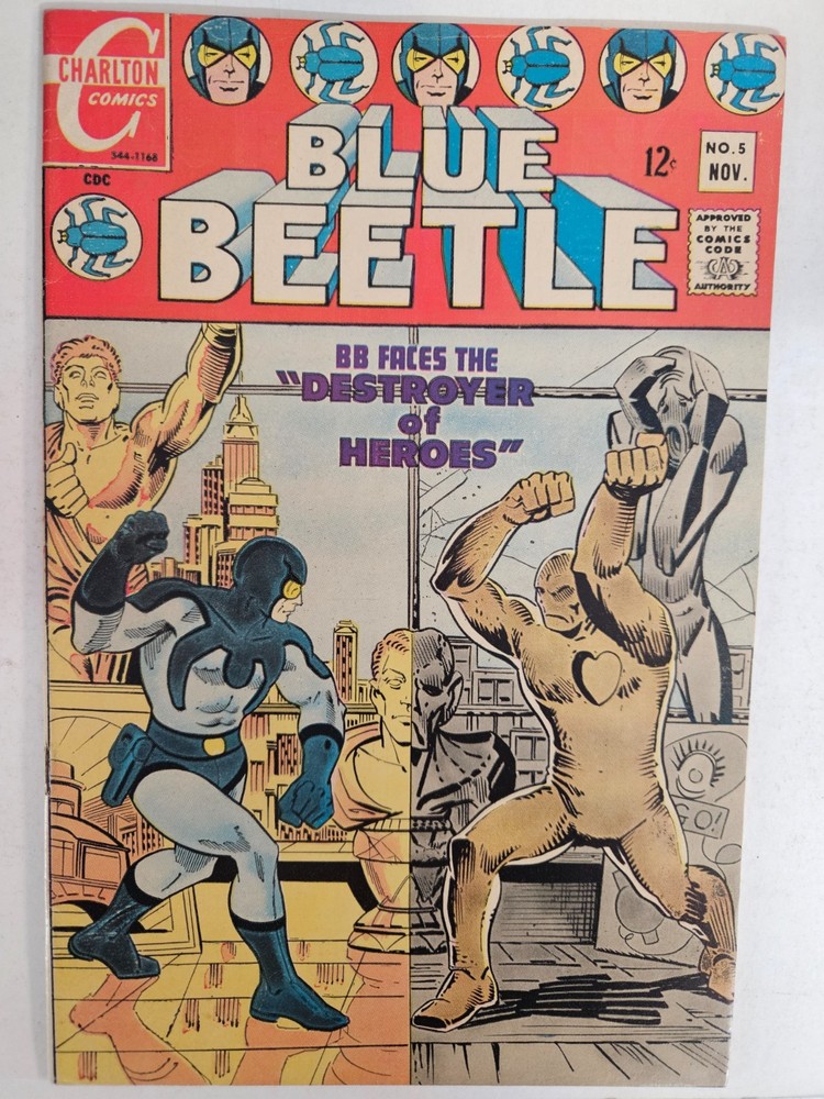 Blue Beetle #5 Steve Ditko Charlton Comics  1968 VG/FN