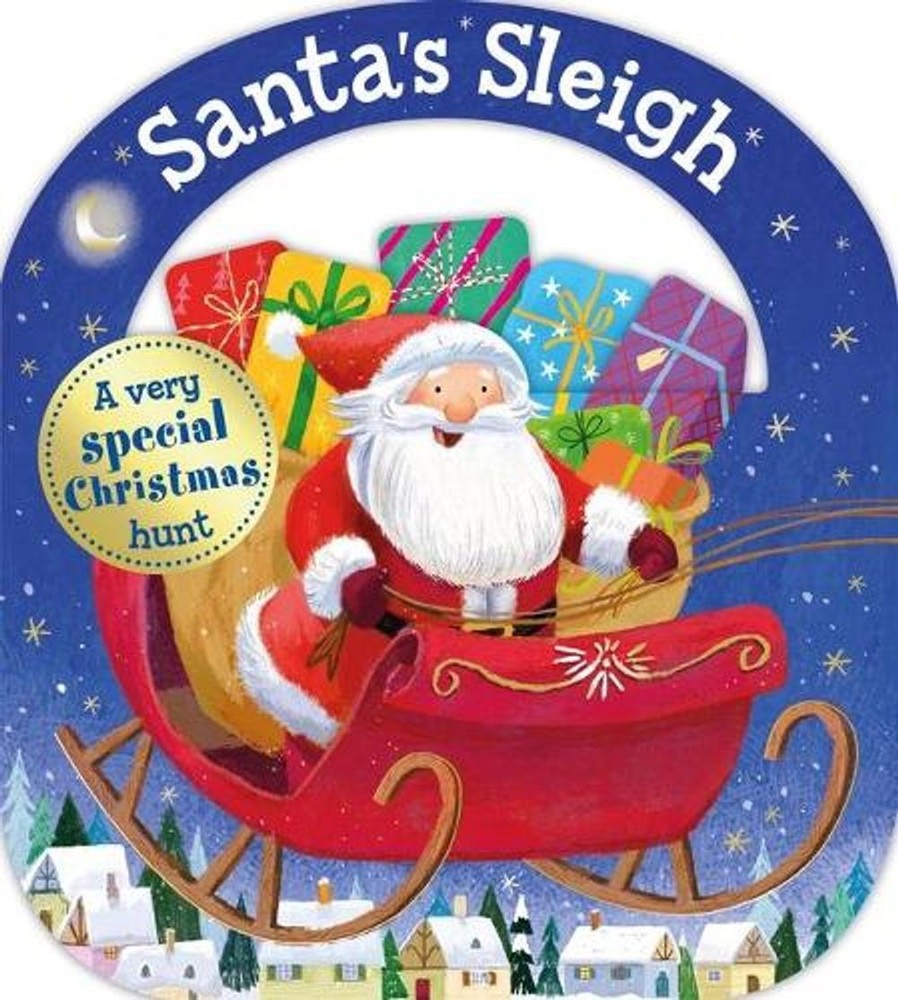 Carry-Along Tab Book: Santa's Sleigh by Roger Priddy (English) Board Book Book