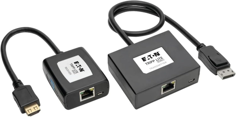 Displayport to HDMI Extender Kit with Pigtail Transmitter via Cat5/6 Cable