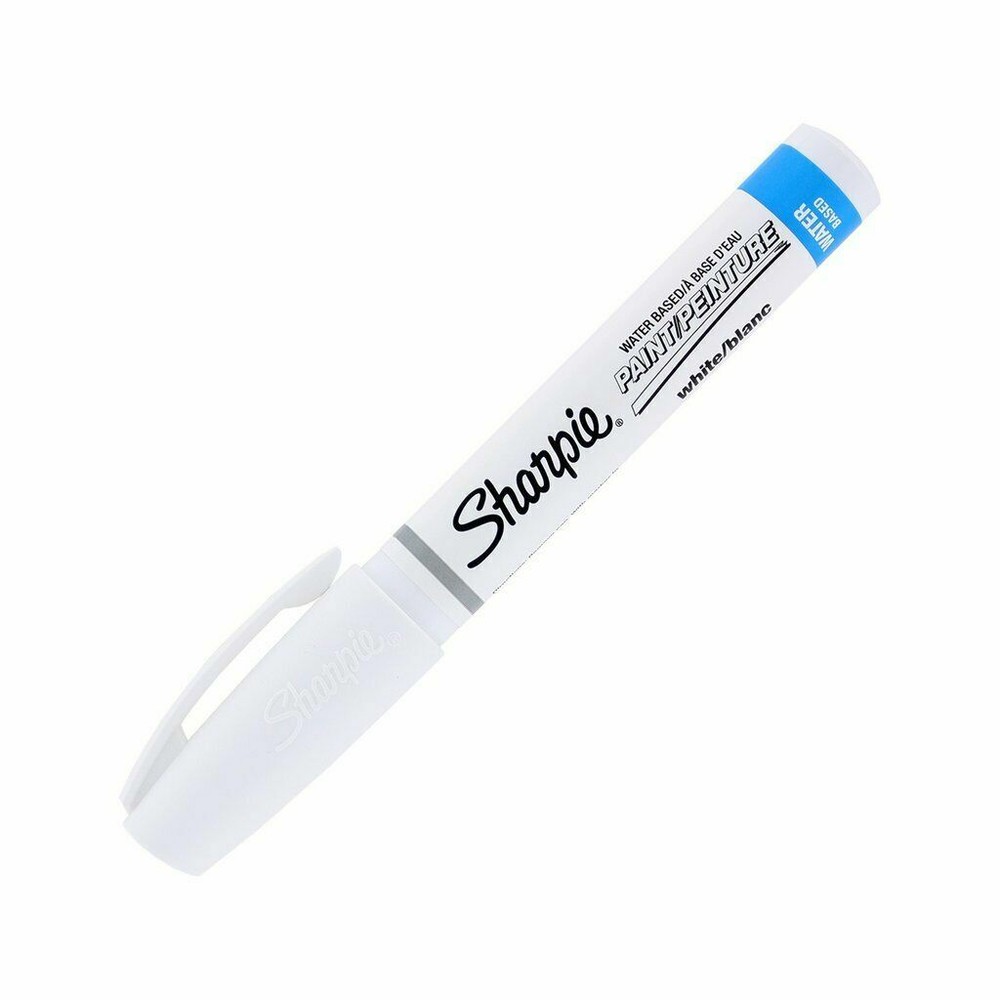 White Sharpie Poster Paint Marker Medium Tip Pen Water Based, 1875054