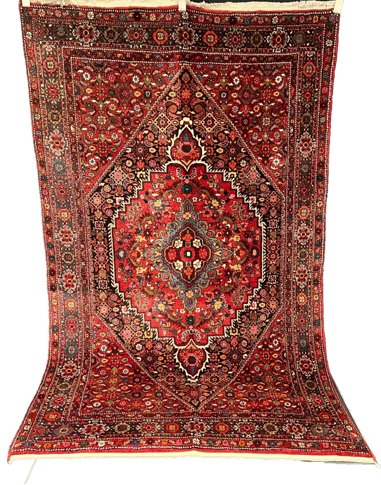 Living room hand-knotted Oriental carpet 215 x 130 cm carpet rug