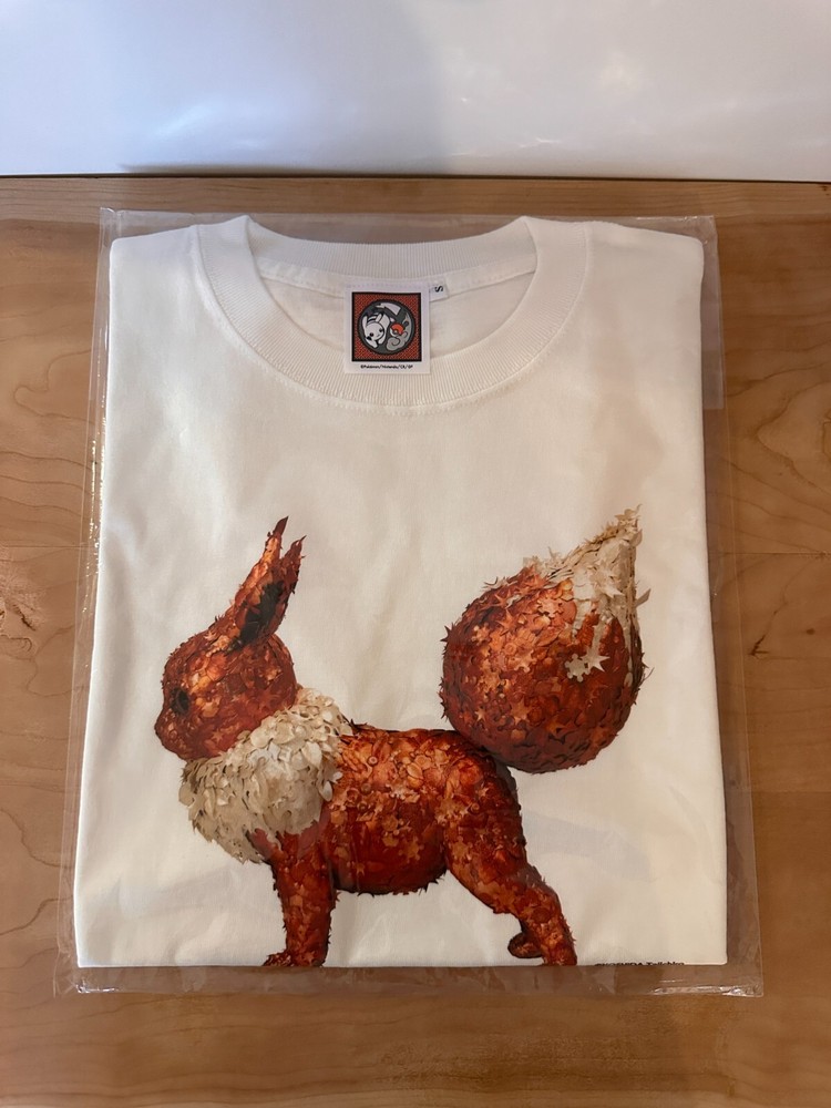 POKEMON x KOGEI Japan Exclusive Museum Eevee T-Shirt Small Size