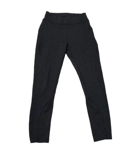 POP Fit Jenna Leggings Size Small Black Side Pocket High Waisted Heart Booty