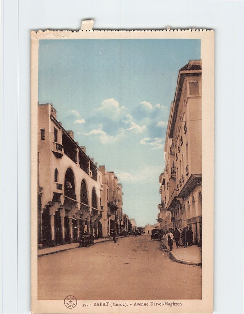 Postcard The Royal Palace or Dar al-Makhzen Rabat Morocco