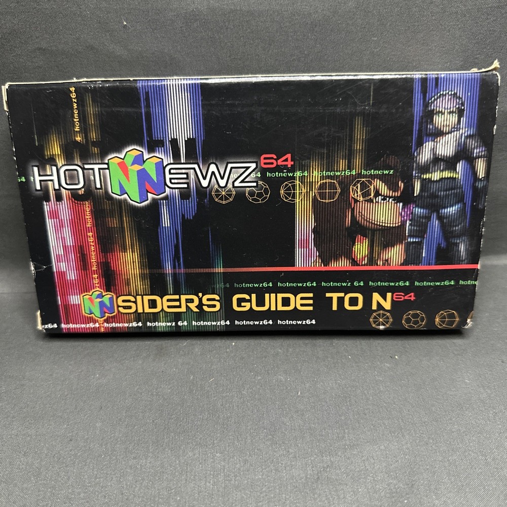 Hot Newz 64 Insider's Guide N64 Nintendo 64 1999 VHS Tape Tested Working