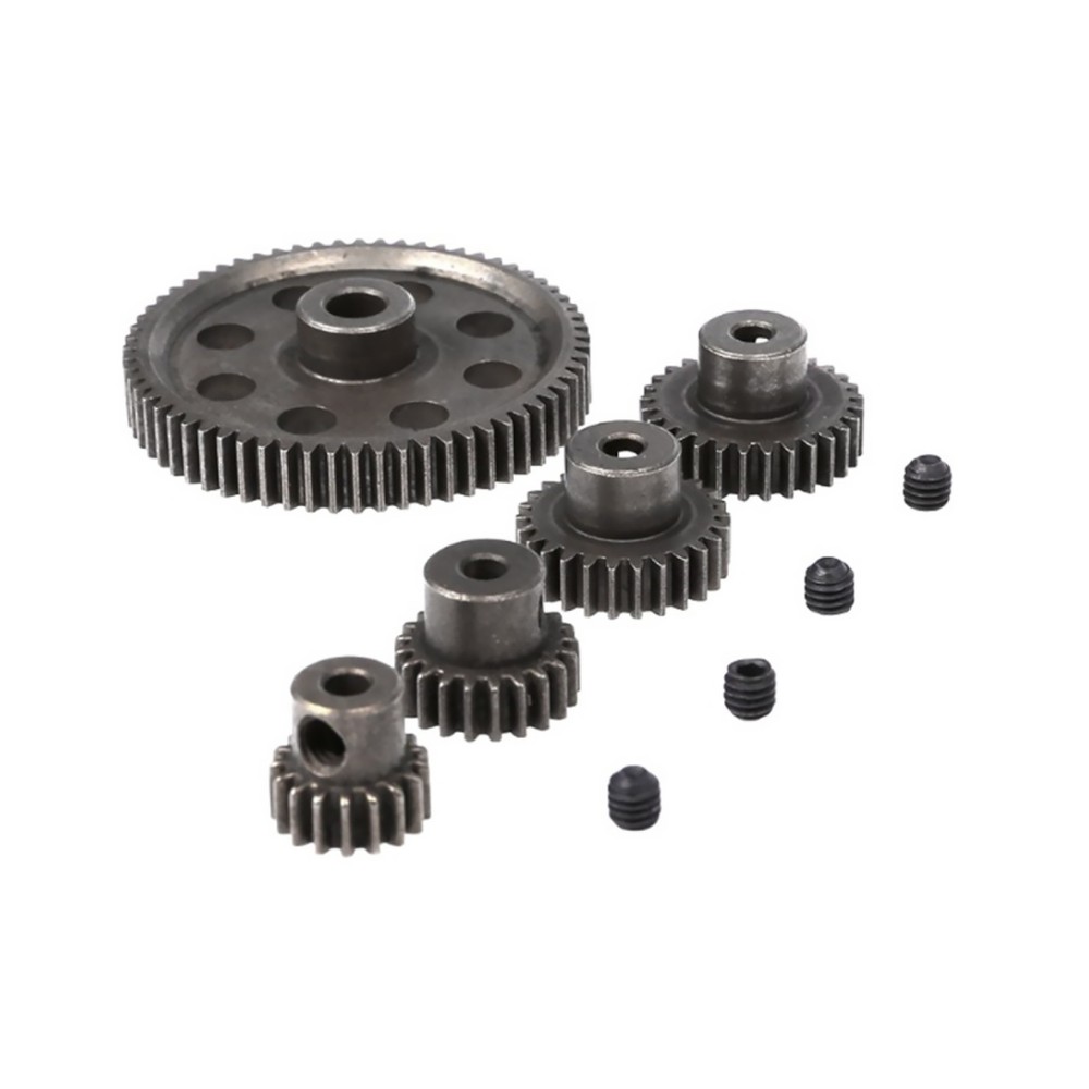 17-64T Metal Spur Differential Gear Motor Pinion Cogs for HSP 1/10 94111 RC Cars