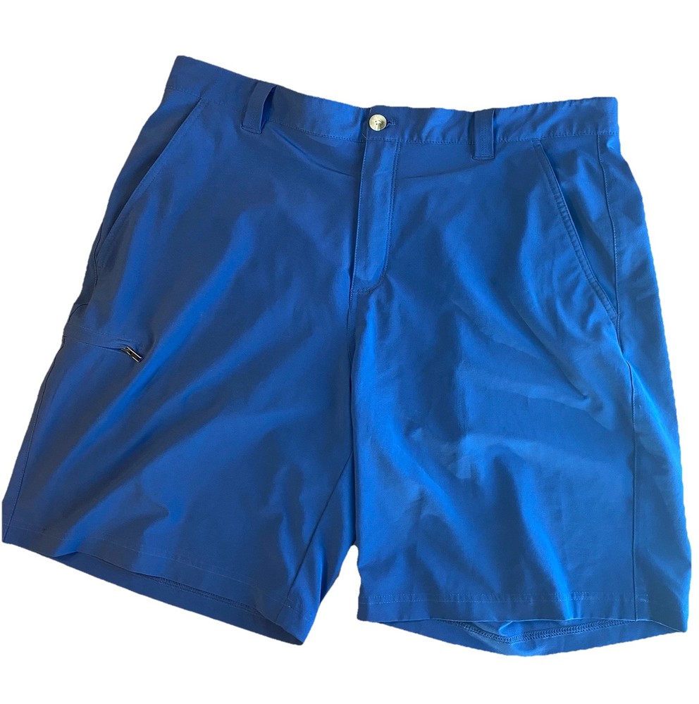 Columbia Shorts Men's Size 38 PFG Bahama Blue Regular Fit 10