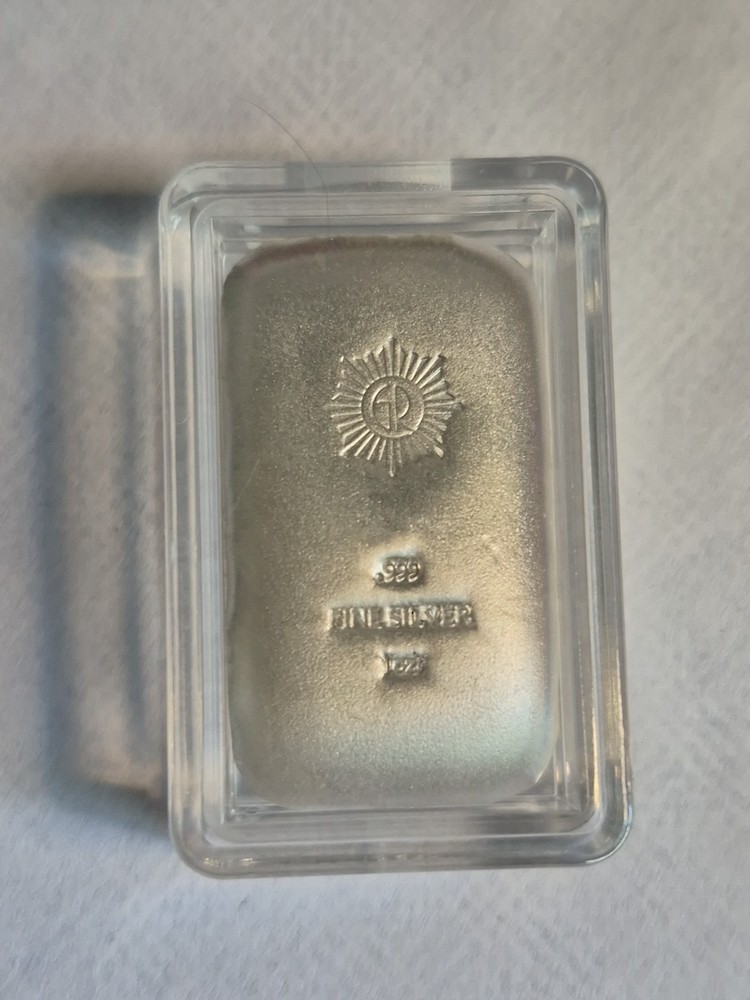 🔥 GR Reserve 1oz 0.999 Silver Cast Bar EXCLUSIVE Custom in Custom Capsule