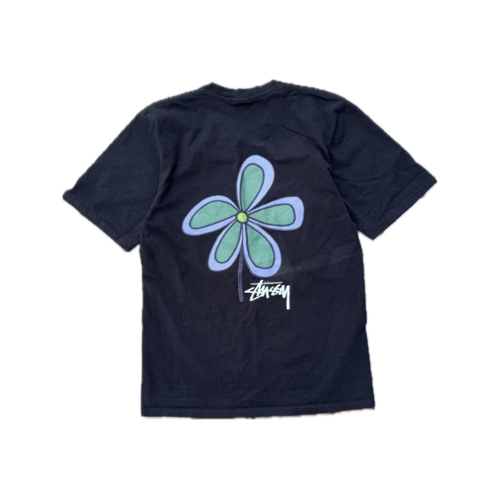 Stussy Flower Big Logo Tee Shirt Made in USA Men’s size M