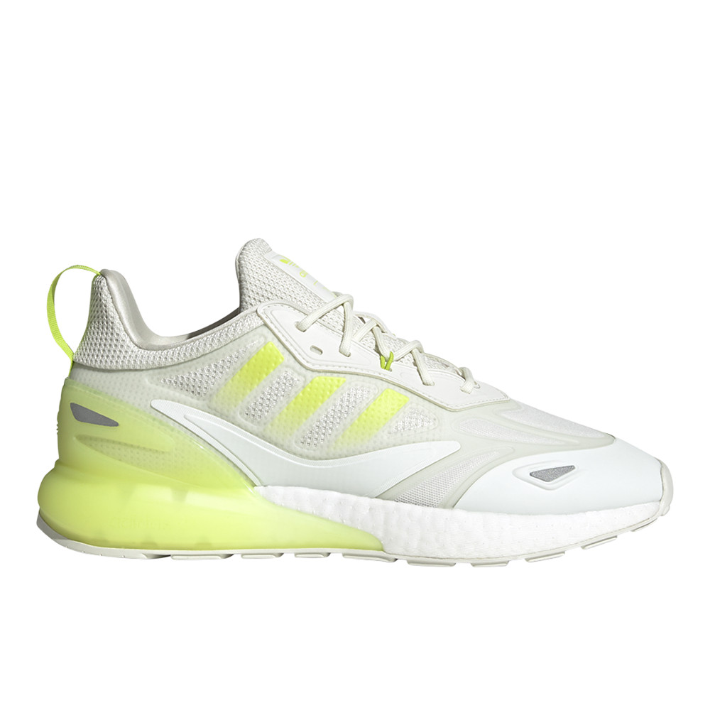adidas Zx 2K Boost 2 Lace Up  Mens White Sneakers Casual Shoes GZ7734