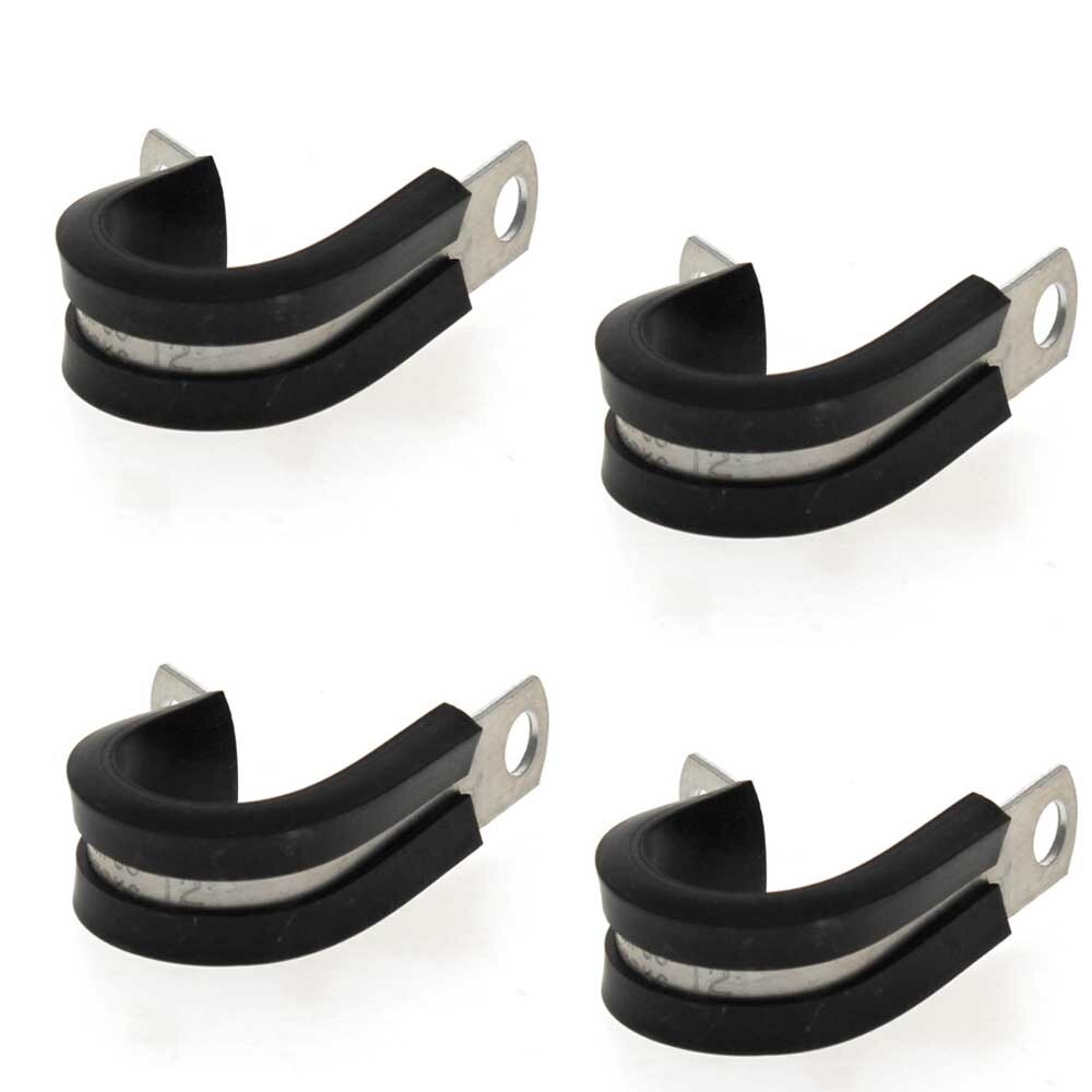 Umpco Boat Cushioned Clamp S325DKG | 1/2 Inch Aluminum (Set of 4)