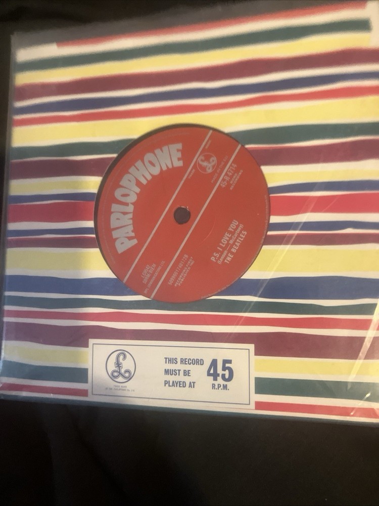 The Beatles Parlophone 45 Love Me Do & PS I Love You