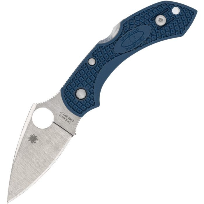 Spyderco Dragonfly 2 Lockback Cobalt Blue FRN Folding SPY27 Pocket Knife 28PCBL2