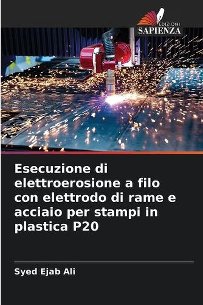 Esecuzione di elettroerosione a filo con elettrodo di rame e acciaio per stampi