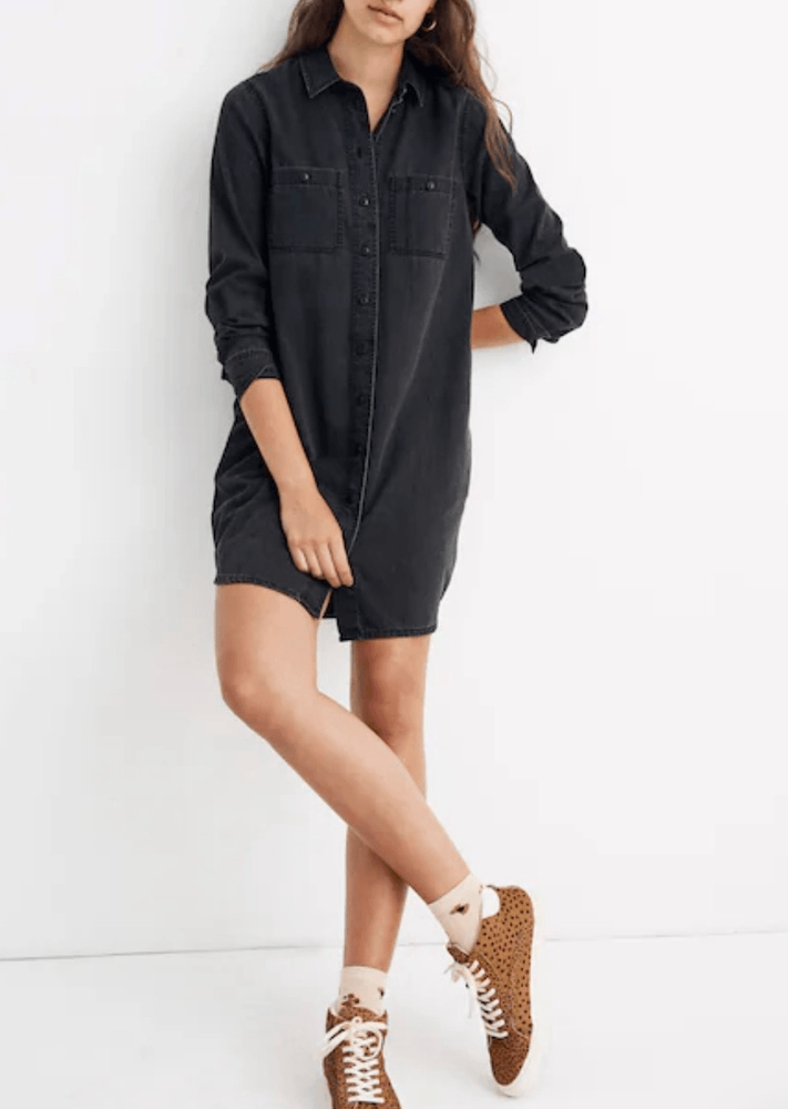 Madewell Denim Button Down Dress
