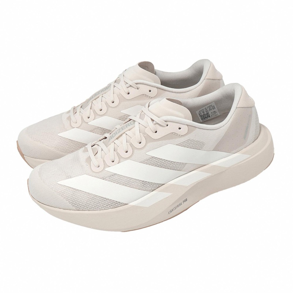 adidas Adizero Evo SL M Aluminum Off White Men Unisex Road Running Shoes KI6915