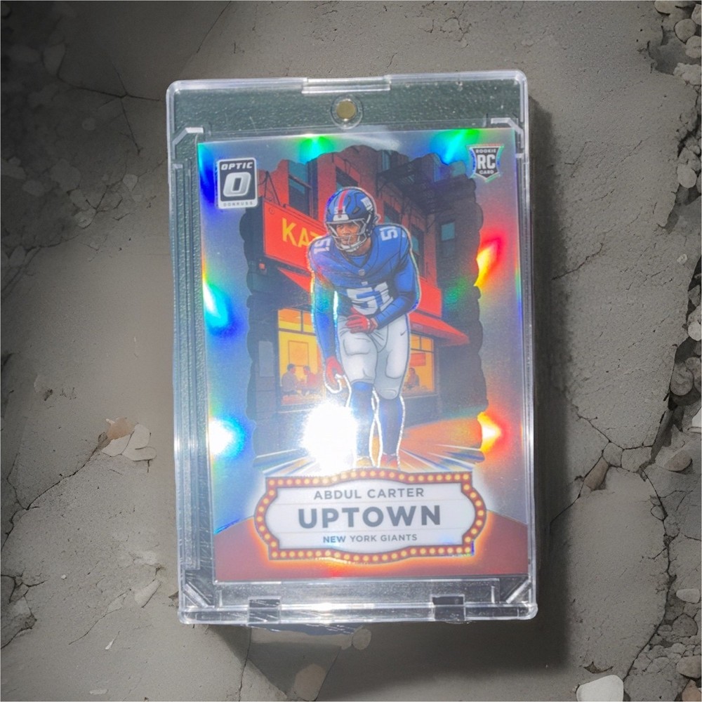 Abdul Carter 2025 Panini Donruss Optic Uptown Rookie Prizm New York Giants