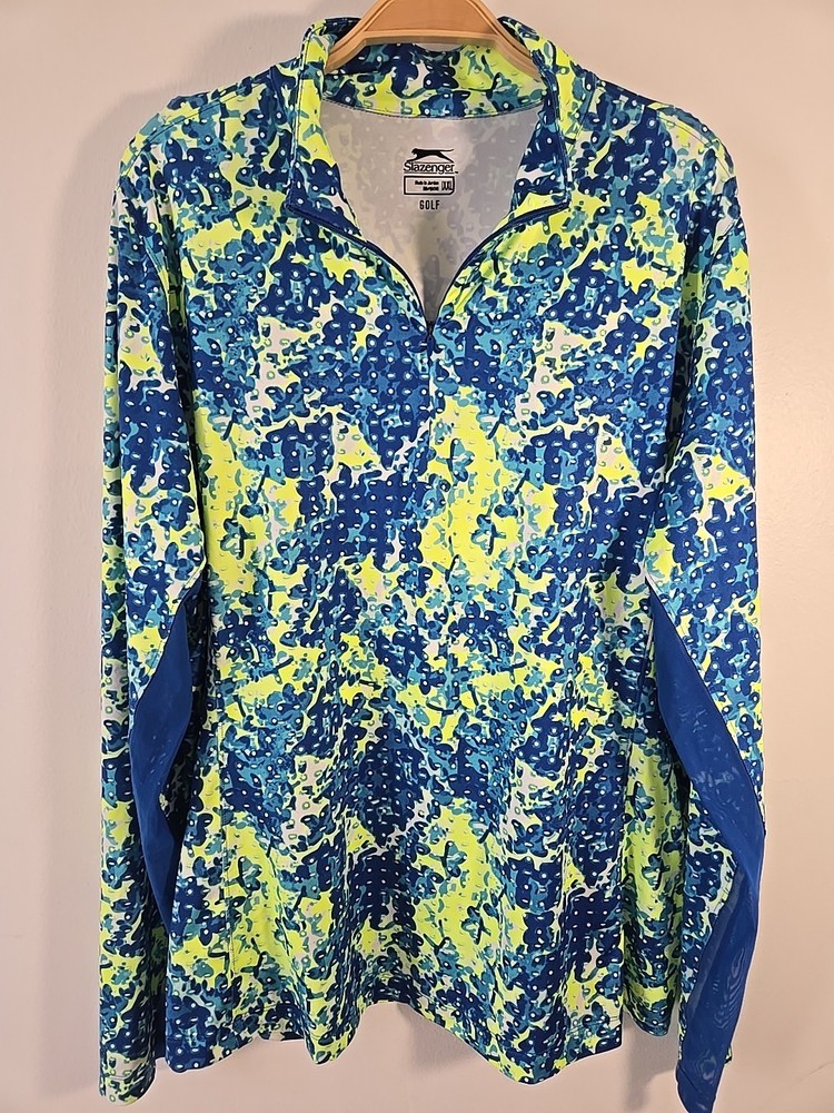 Slazenger Women's UV Golf 1/4 Zip Shirt Size XXL Long Sleeve