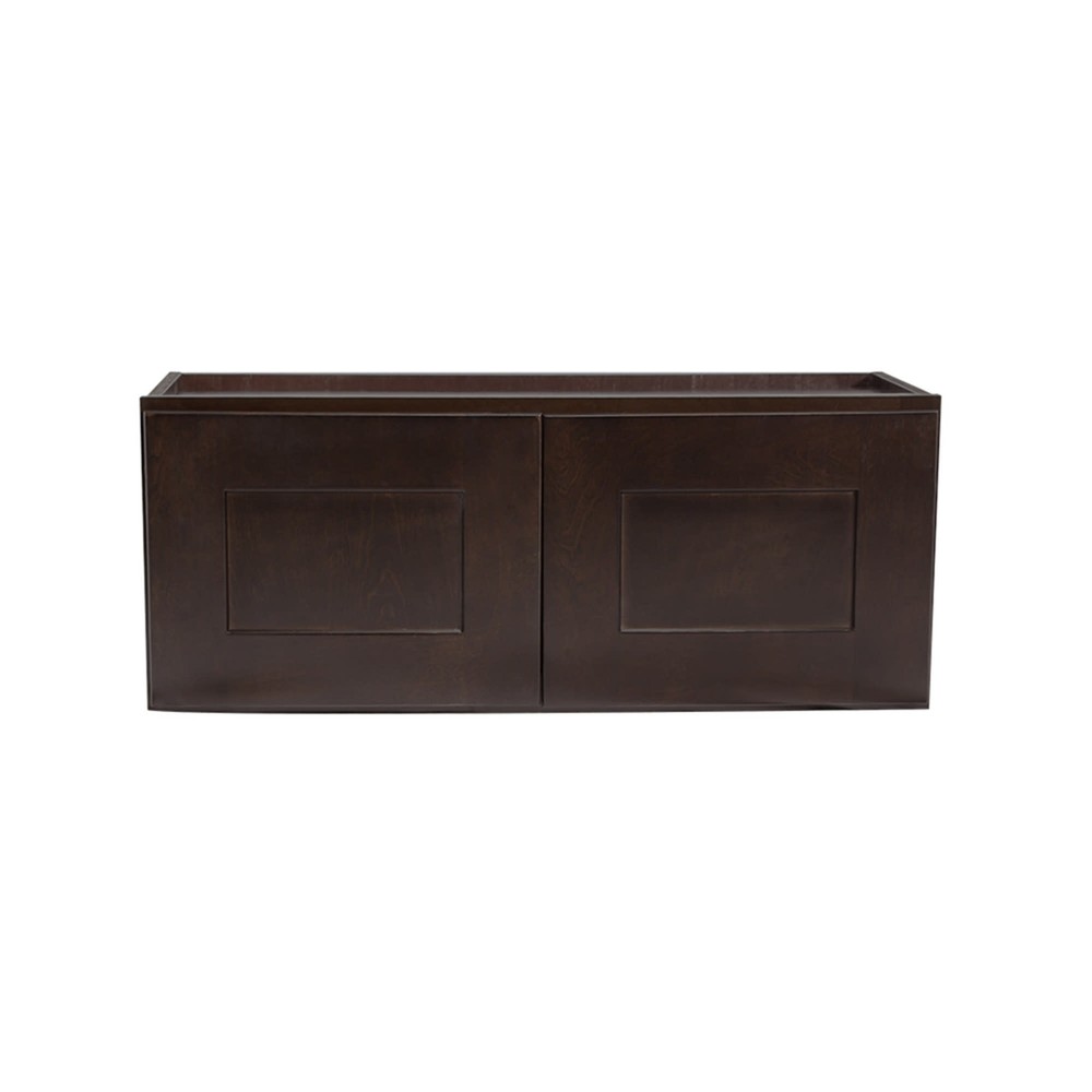 Espresso Brookings 33W x 21H Double Door Kitchen Cabinet by Design House 569194