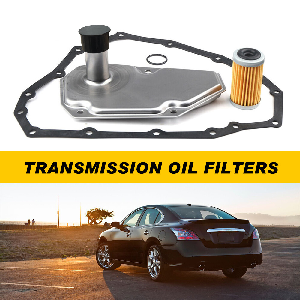 3Pcs Transmission Oil Gasket W/Pan Filters Fit Murano 2015-2019 Nissan Maxima