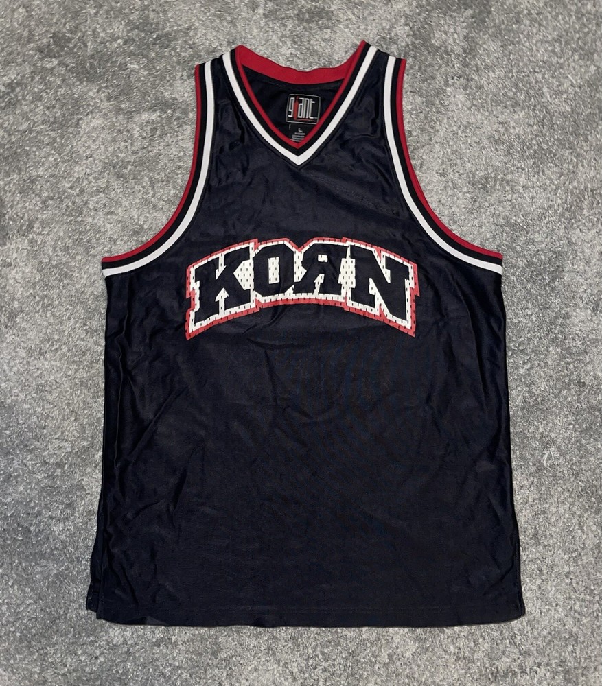 Vintage 1998 Korn Tour Jersey Official Licensed Korea Size L