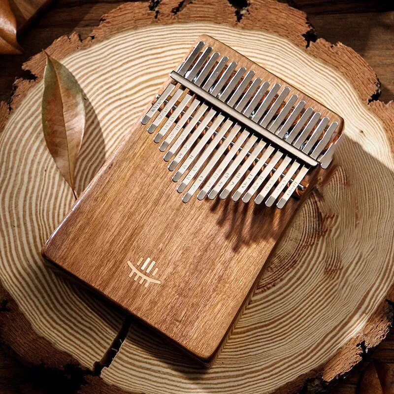 100% New Beautiful 17 Key Kalimba Portable Instrument Chromatic Kalimba ‏