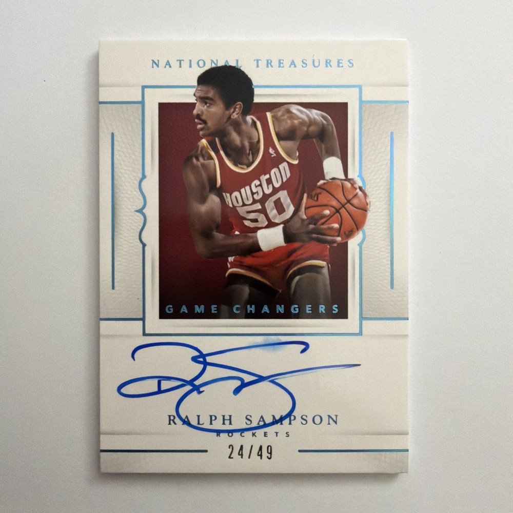 Ralph Sampson 2015-16 National Treasures Game Changers Auto 24/49